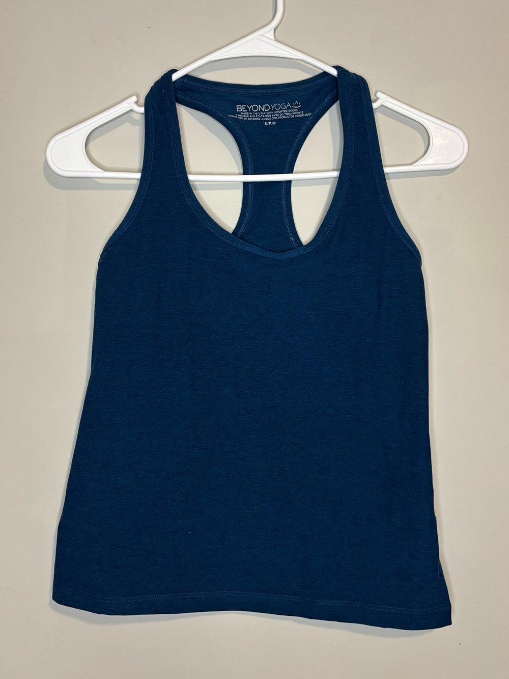 Beyond Yoga Navy Racerback Tank - Size: Small